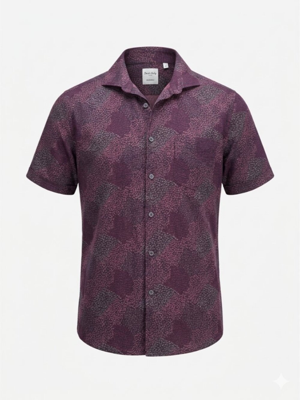 Murano Men's Medium Shirt Baird McNutt Irish Linen Short Sleeve Modern Fit EUC